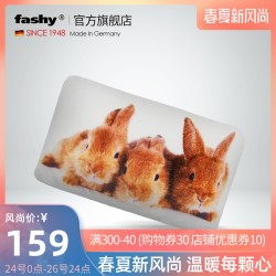 德国进口fashy 小枕头儿童卡通注水热水袋65400 暖水袋暖手宝0.8L *2件