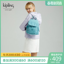 kipling女包包迷你轻便帆布包时尚简约休闲双肩包|CITY PACK MINI *3件