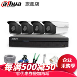 dahua 大华 监控设备套装 P30枪机 含1TB监控硬盘 6个音频摄像头+8路poe录像机
