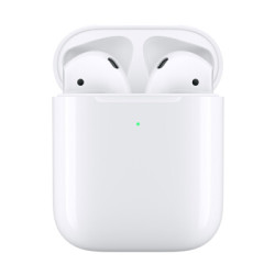 Apple 苹果 新AirPods(二代)无线蓝牙耳机 有线充电盒版