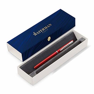 Waterman Graduate Allure 2068194 钢笔，红色墨水蓝色