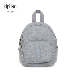 Kipling |MINI BACKPACK 女款迷你帆布轻便双肩背时尚简约双肩包