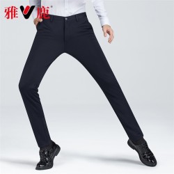 YALU 雅鹿 加绒西裤长裤男士