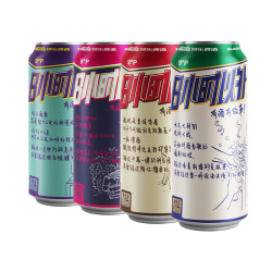 绝乐啤酒 比利时风味 精酿原浆啤酒500ml*12听装整箱 酒舍会 *5件