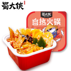 蜀大侠 麻辣鸡翅自热火锅360g 即食鸡尖小火锅荤素搭配方便速食 *2件