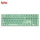 iKBC W210 2.4G无线 机械键盘 （Cherry红轴、PBT、108键、绿色）