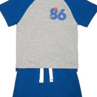 mothercare 男童运动套装 SD382 蓝色/灰色 90cm