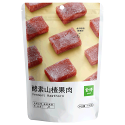 金晔酵素山楂果肉年货零食蜜饯果脯山楂糕100gx1袋 *3件