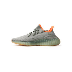 adidas Yeezy Boost 350 V2 Desert Sage 灰橙 侧透满天星