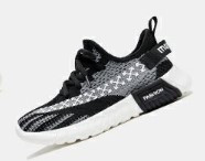 mongdodo 梦多多 休儿童闲运动鞋 7920J6183192460 黑色/灰色 29