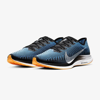 耐克 Nike Zoom Pegasus Turbo 2 男子飞马跑步鞋网眼透气休闲运动鞋 AT2863-009 蓝色 标准40/US7