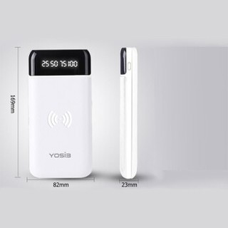 yosib 优斯比 P-606 无线移动电源 20000mAh 白色