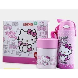 THERMOS 膳魔师 Hello Kitty 400ML吸管杯+300ML焖烧杯礼盒套装