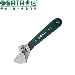 SATA/世达-沾塑欧式活动扳手 6寸-(47249)/1把