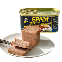 SPAM 世棒 午餐肉罐头 黑椒口味198g *6件