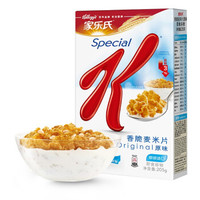 家乐氏（Kellogg‘s） 泰国进口麦片 谷维滋 即食粗粮营养早餐谷物燕麦 低脂香脆麦米片205克 *3件