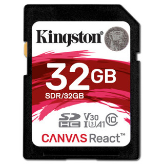 金士顿（Kingston）存储卡 SDR 4k佳能尼康微单反数码相机摄像sd高速内存大卡 32GB（SDHC读100M/s写70M/s）