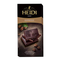 Heidi 赫蒂 特浓咖啡黑巧克力80g/块 罗马尼亚进口 *8件