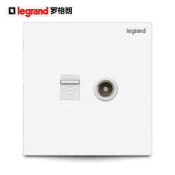 TCL-legrand 罗格朗 K8/T01/TV 86型 电话电视语音有线墙壁电源插