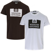 银联专享：Weekend Offender 男士短袖T恤 2件装