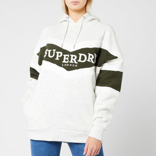 银联专享：Superdry 极度干燥 Rowan Chevron logo刺绣落肩卫衣