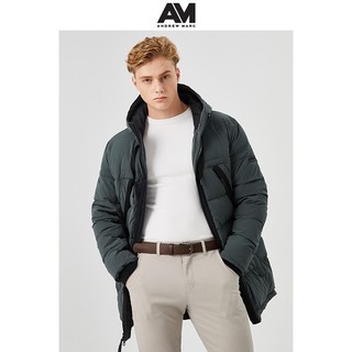 ANDREWMARC AMM8AD467MVY 男士中长款羽绒服