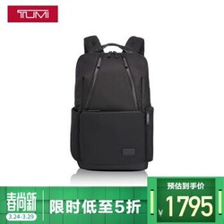 TUMI 途明 TAHOE系列男士/中性商务旅行时尚涤纶双肩包0798652D 黑色
