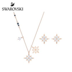 SWAROVSKI 施华洛世奇 5517178 Symbolic Star 八芒星耳环+项链套装