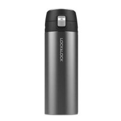 LOCK&LOCK 乐扣乐扣 LHC3219 一键式菲特轻薄不锈钢保温杯杯子 黑色400ML