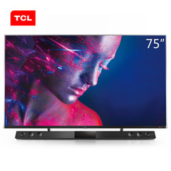 TCL 75C10 75英寸 3 32GB 量子点前置独立音响全场景AI 超薄人工智能电视