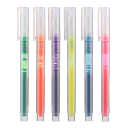 M&G 晨光 AHM22703 本味系列 直液式荧光笔 6色/盒 +凑单品
