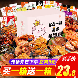 麻辣零食大礼包小吃休闲食品猪饲料礼盒装