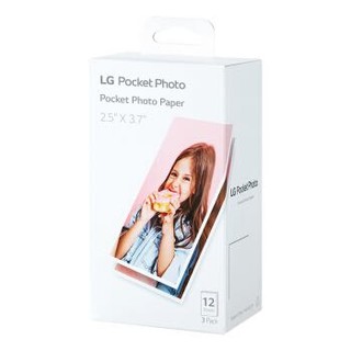 LG趣拍得 拍照式口袋打印机 专用原装相纸 拍立得 PT3013 36张/盒