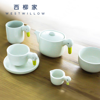 ceramic japan 鸭子系列 AS-2 可爱鸭子马克杯 270ml 白色