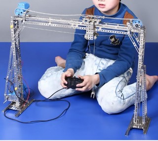 eitech 爱泰  EHC35 儿童拼装模型玩具 电动塔吊