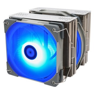 Thermalright 利民 Frost Spirit 140 RGB 双塔 风冷散热器 银色