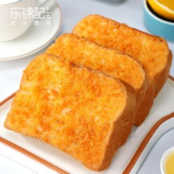 乐锦记 肉丝吐司面包 700g/箱 *2件