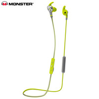 MONSTER 魔声 iSport Intensity BT 入耳式无线蓝牙耳机 跑步音乐手机耳机 柠檬绿