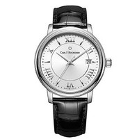 宝齐莱 CARLF BUCHERER 宝齐莱 爱德玛尔系列 00.10314.08.35.01 男士机械手表 39mm 鳄鱼皮表带 银色 圆形