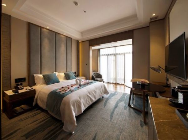 无锡檀悦酒店檀雅舒适大床房2晚含早餐套餐可拆分