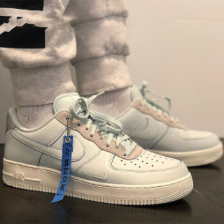 耐克女鞋运动鞋air force 1空军一号af1刮刮乐雾霾蓝德文布克休闲鞋cj