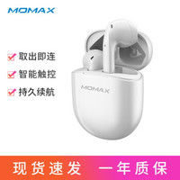 摩米士（MOMAX） BT2真无线蓝牙耳机TWS半入耳式耳机运动通话音乐耳机通用苹果华为小米手机 珍珠白