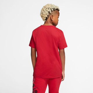 Jordan 男童短袖T恤 CV5917 红色 135cm