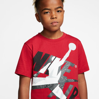Jordan 男童短袖T恤 CV5917 红色 135cm