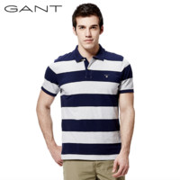 GANT 甘特 222110 男士条纹POLO衫