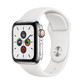 Apple 苹果 Watch Series 5 智能手表（蜂窝版、40mm、不锈钢表壳、白色/岩石色运动型表带）