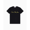 Calvin Klein Jeans 卡尔文·克莱恩牛仔 男士纯色圆领短袖棉T恤 J313384 黑色 S