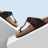 aishoes 男士休闲凉拖鞋