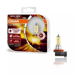 OSRAM 欧司朗 雾行者 H11 黄光卤素灯 12V55W