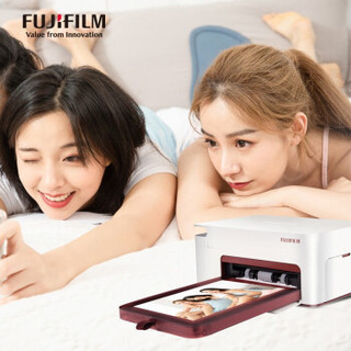 新品富士（FUJIFILM） Princiao Smart第二代小俏印 手机无线照片打印机 粉色 官配